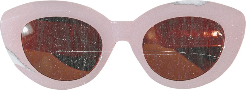 Vintage Feminine Romantic Sunglasses Cutout